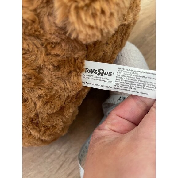 EUC  Toys "R" Us Plush Brown & Black Dog Stuffed Animal 2013 - Picture 4 of 4